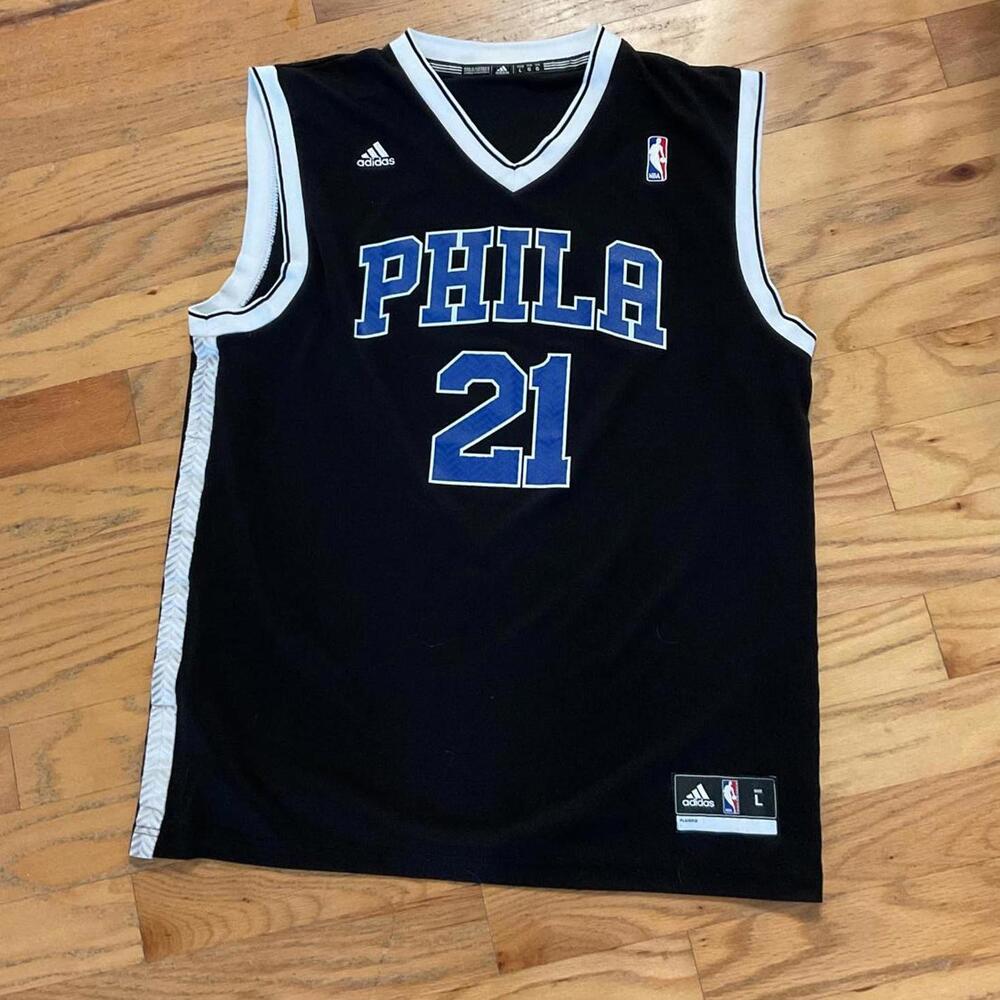 Philadelphia 76ers jersey for player Joel Embiid Size Large